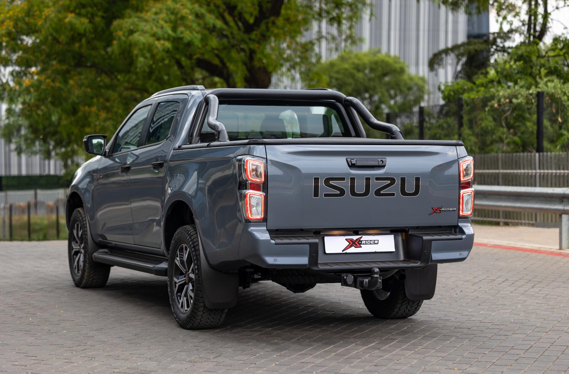 The new D-Max X-Rider's rear end.